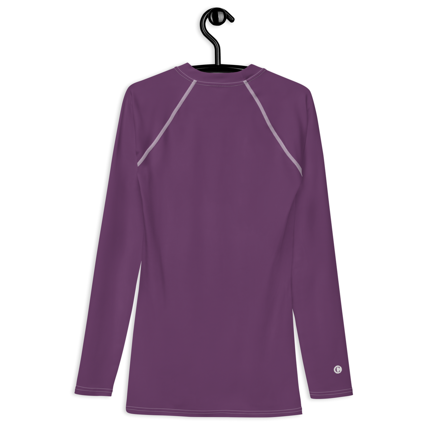 Michigan Upper Peninsula Rash Guard (w/ UP Outline) | Men's - Plum