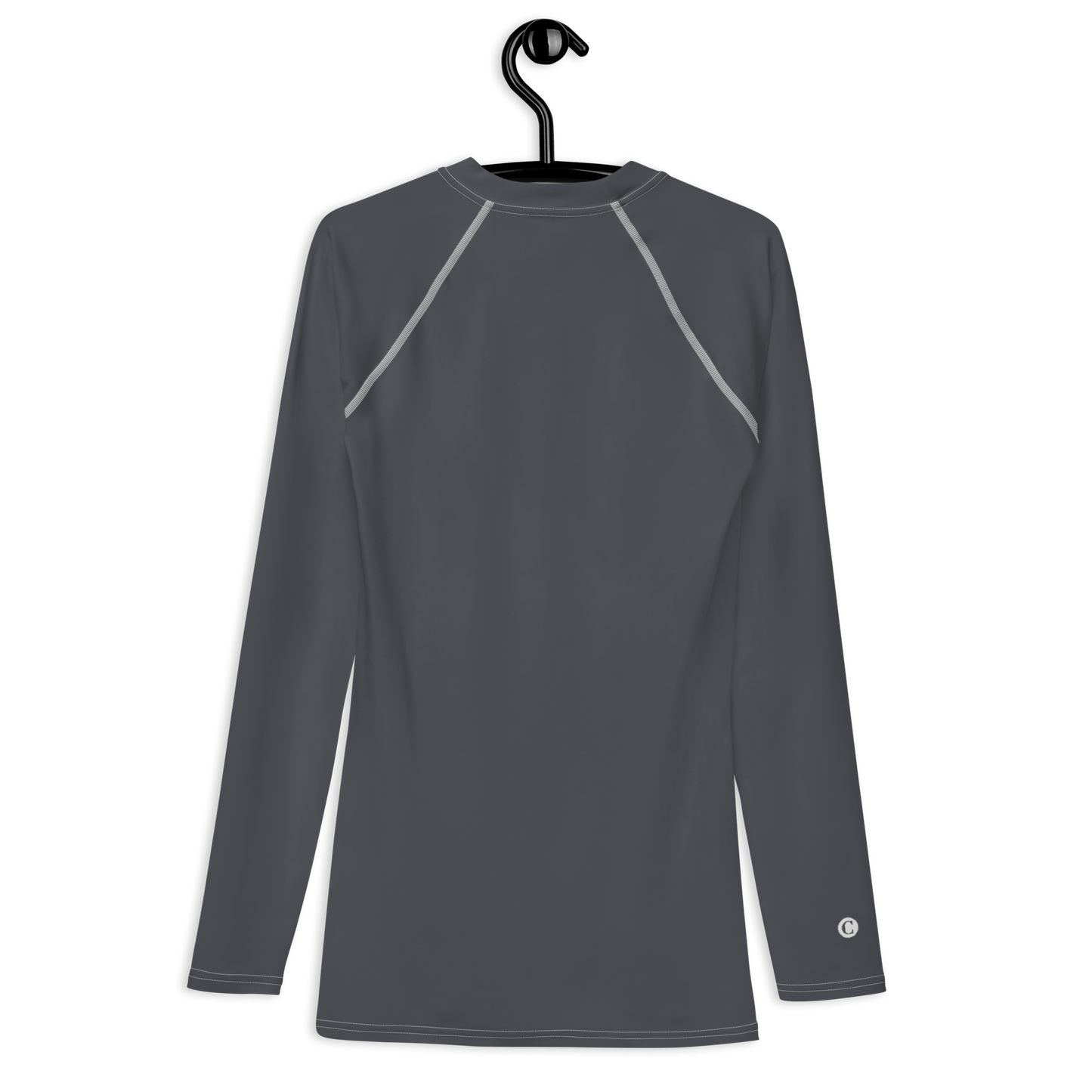 Michigan Upper Peninsula Rash Guard (w/ UP Outline) | Men's - Iron Ore Grey