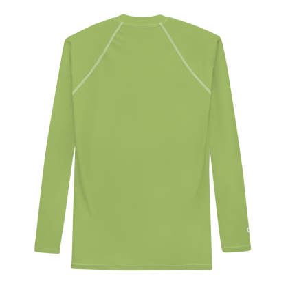 Michigan Upper Peninsula Rash Guard (w/ UP Outline) | Men's - Gooseberry Green