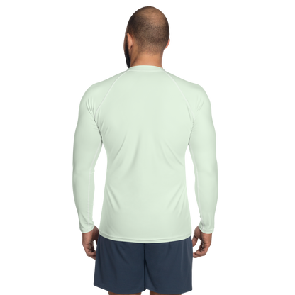 Michigan Upper Peninsula Rash Guard (w/ UP Outline) | Men's - Dew Green