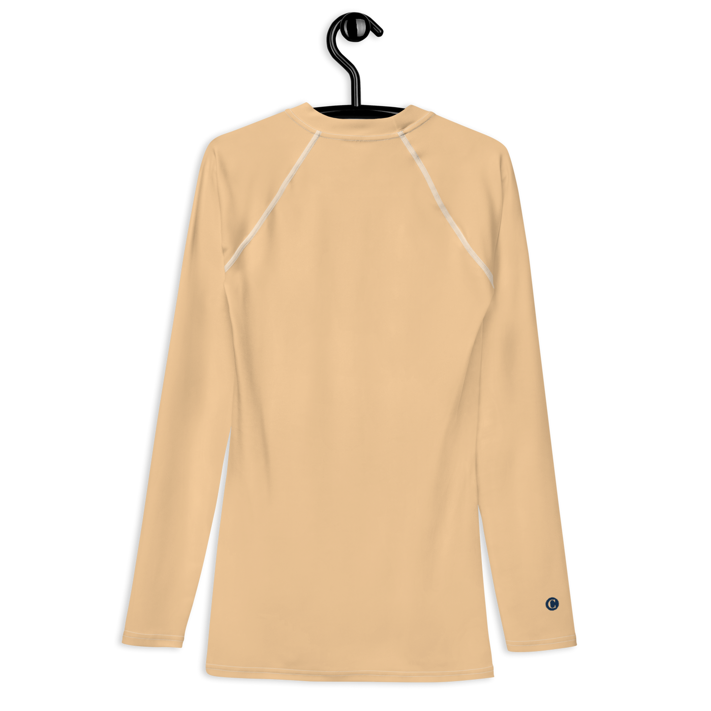 Michigan Upper Peninsula Rash Guard (w/ UP Outline) | Men's - Pale Apricot