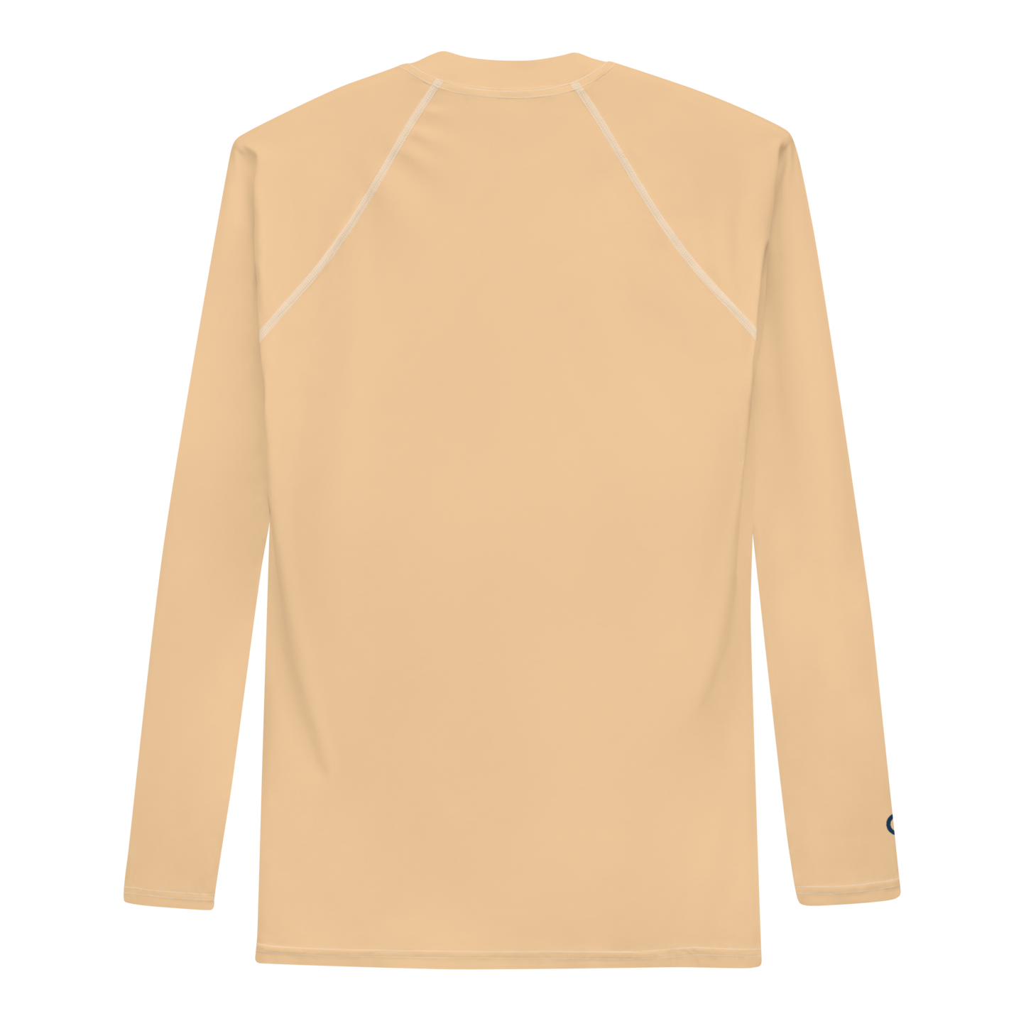 Michigan Upper Peninsula Rash Guard (w/ UP Outline) | Men's - Pale Apricot