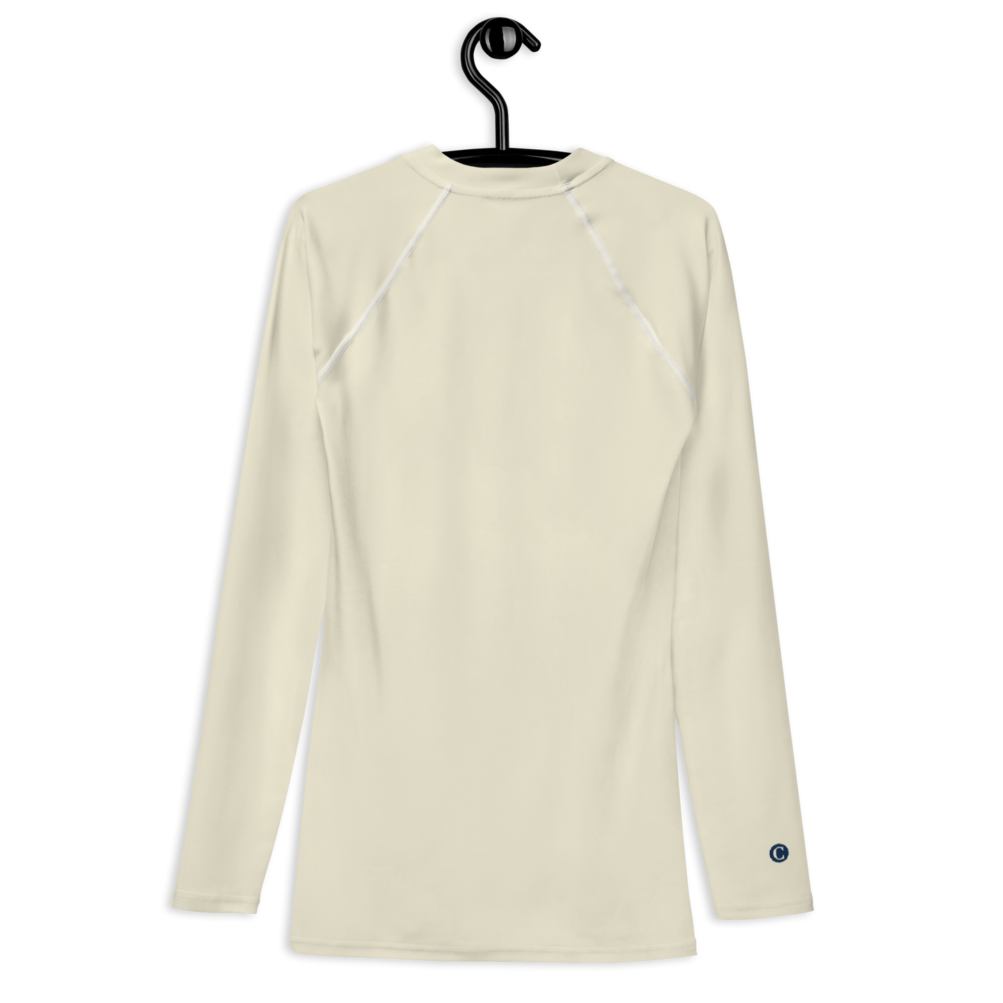 Michigan Upper Peninsula Rash Guard (w/ UP Outline) | Men's - Ivory