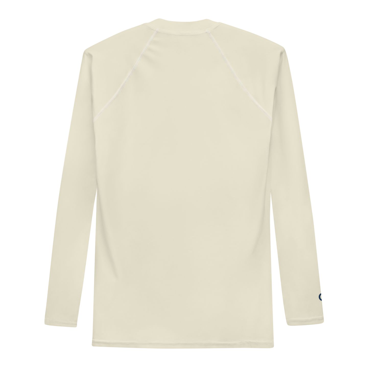 Michigan Upper Peninsula Rash Guard (w/ UP Outline) | Men's - Ivory