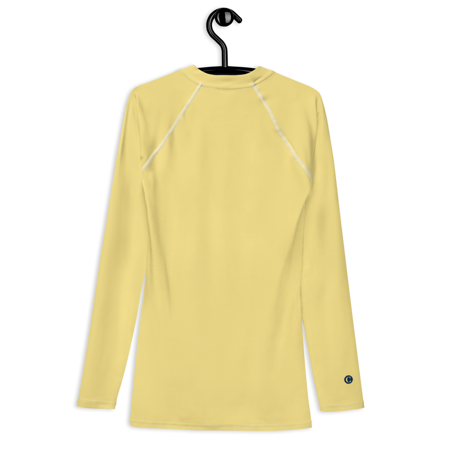 Michigan Upper Peninsula Rash Guard (w/ UP Outline) | Men's - Canary Yellow