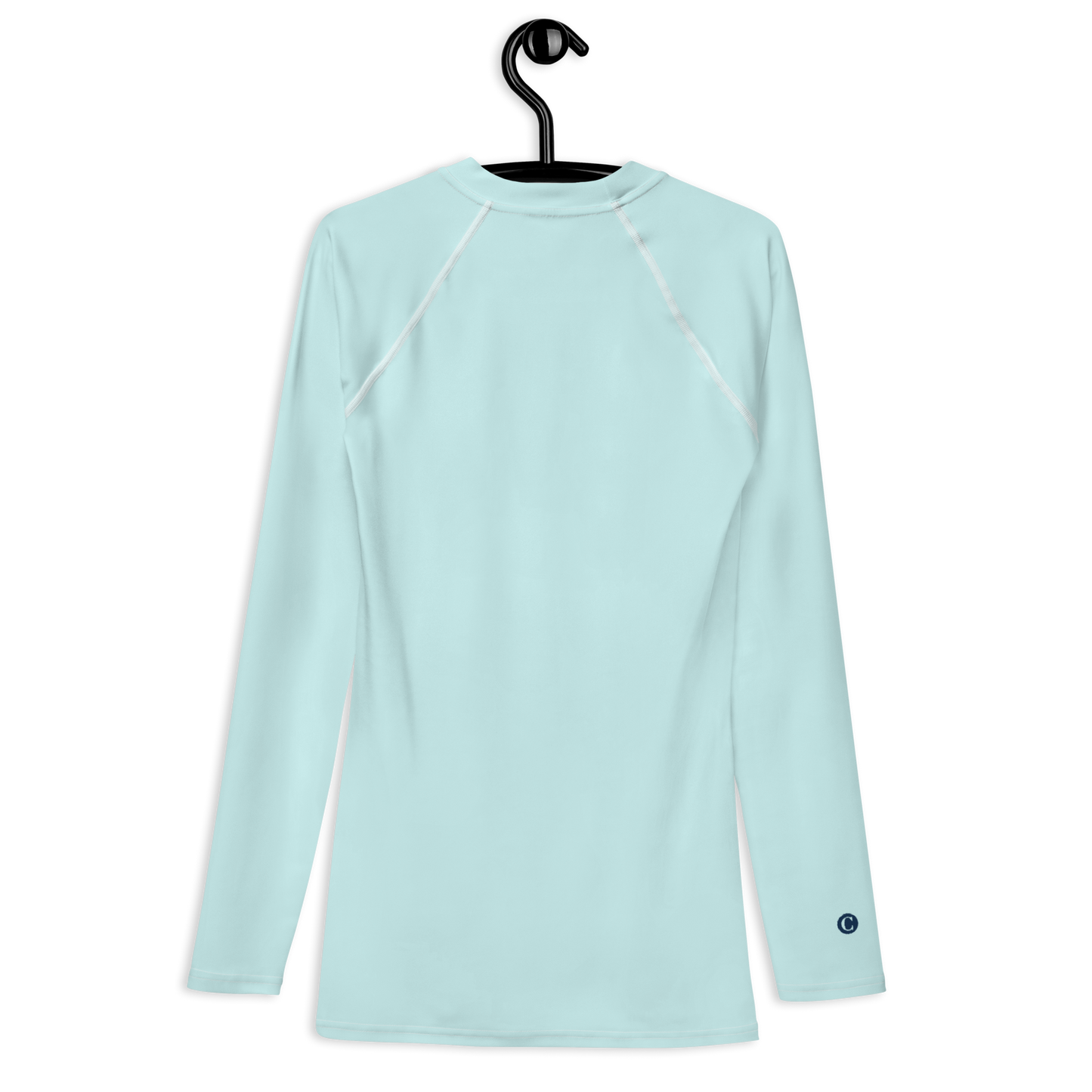 Michigan Upper Peninsula Rash Guard (w/ UP Outline) | Men's - Cyan