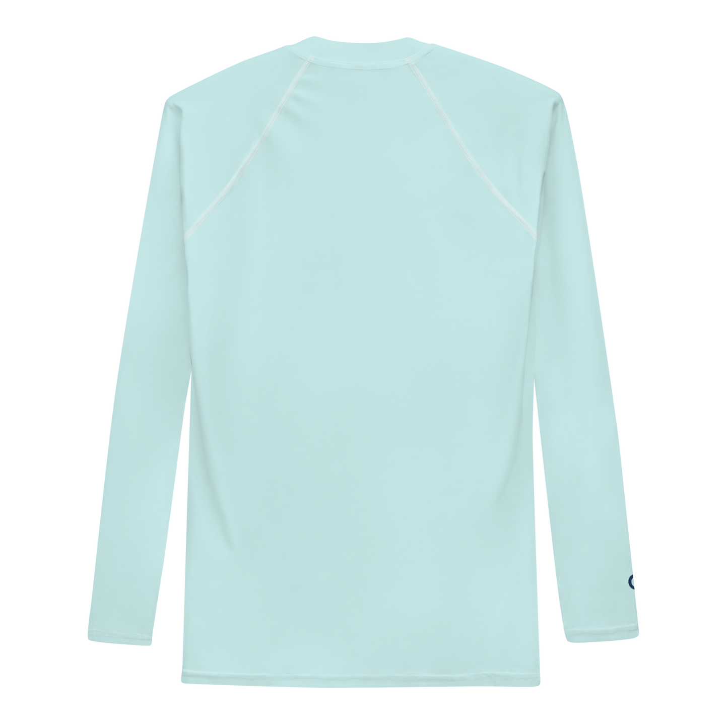 Michigan Upper Peninsula Rash Guard (w/ UP Outline) | Men's - Cyan