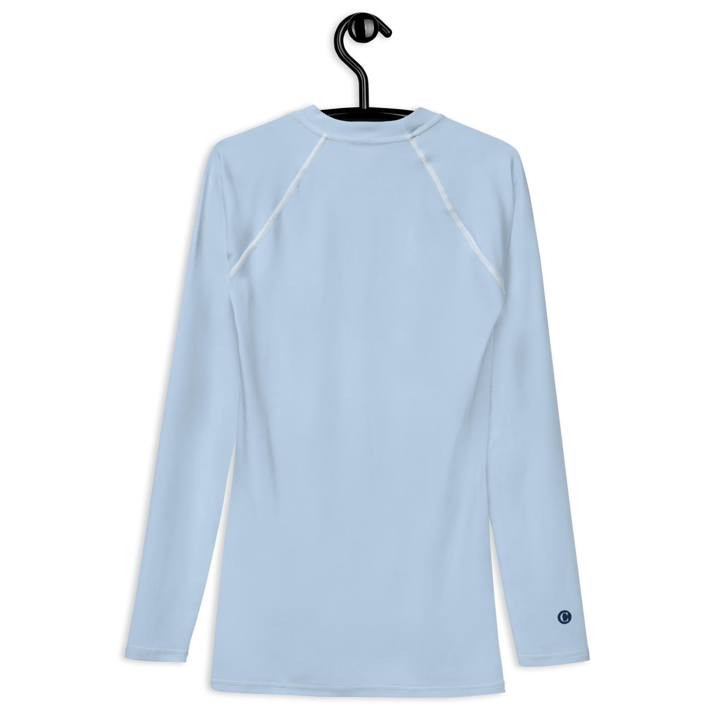 Michigan Upper Peninsula Rash Guard (w/ UP Outline) | Men's - Light Blue