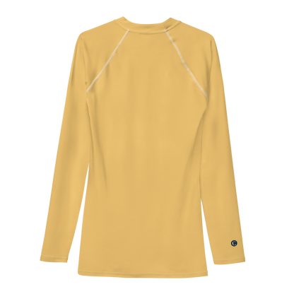 Michigan Upper Peninsula Rash Guard (w/ UP Outline) | Men's - Citrine