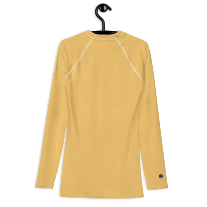 Michigan Upper Peninsula Rash Guard (w/ UP Outline) | Men's - Citrine