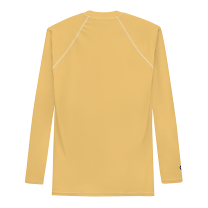 Michigan Upper Peninsula Rash Guard (w/ UP Outline) | Men's - Citrine