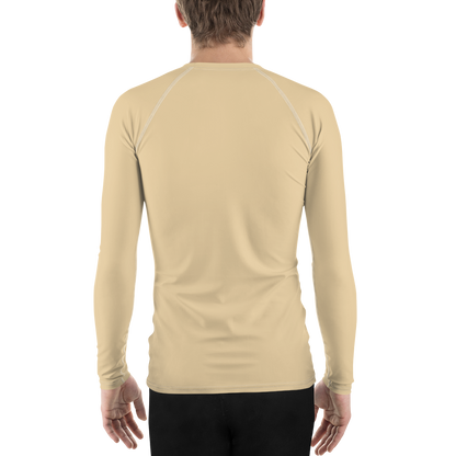 Michigan Upper Peninsula Rash Guard (w/ UP Outline) | Men's - Maple Color