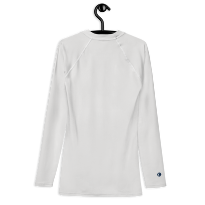 Michigan Upper Peninsula Rash Guard (w/ UP Outline) | Men's - Birch Bark White