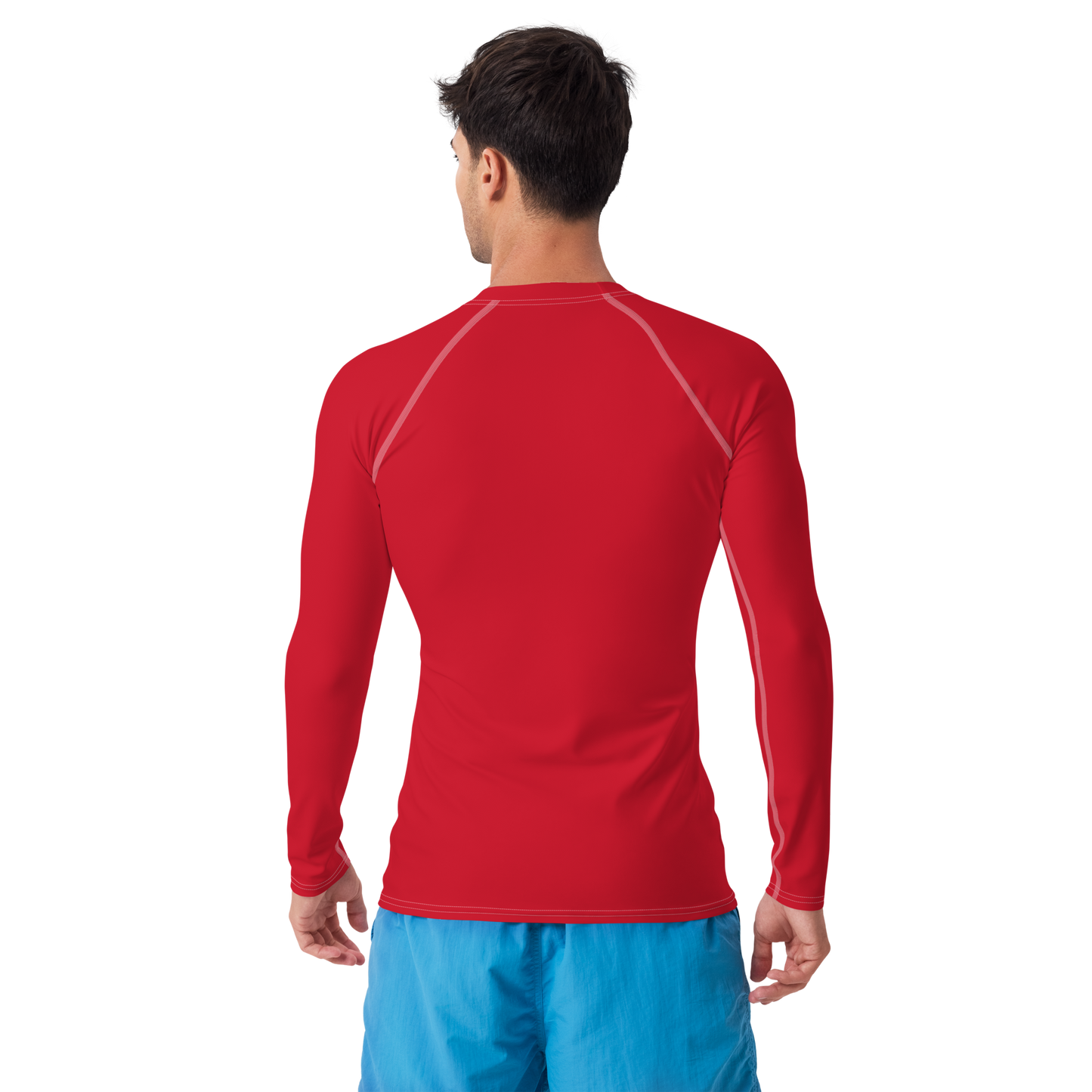 Detroit 'Old English D' Rash Guard | Men's - Aliform Red