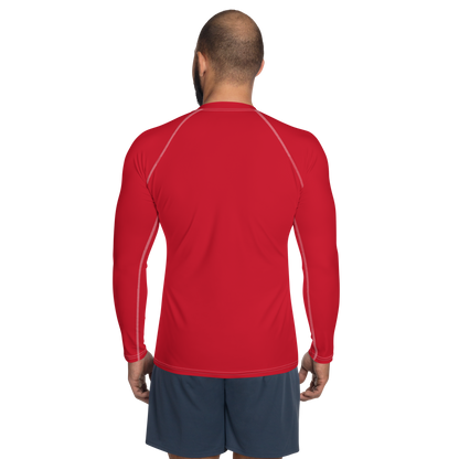 Detroit 'Old English D' Rash Guard | Men's - Aliform Red