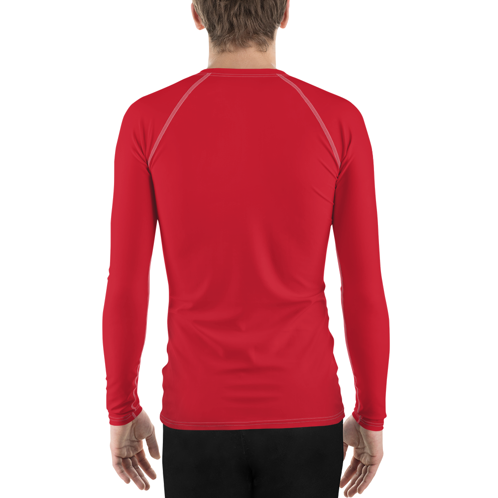 Detroit 'Old English D' Rash Guard | Men's - Aliform Red