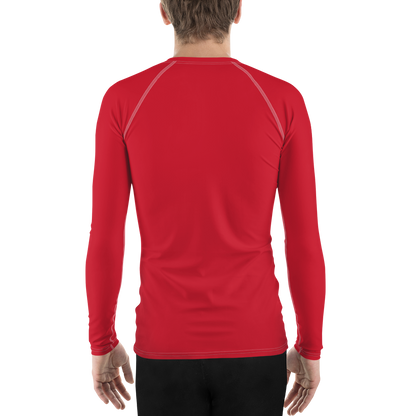 Detroit 'Old English D' Rash Guard | Men's - Aliform Red