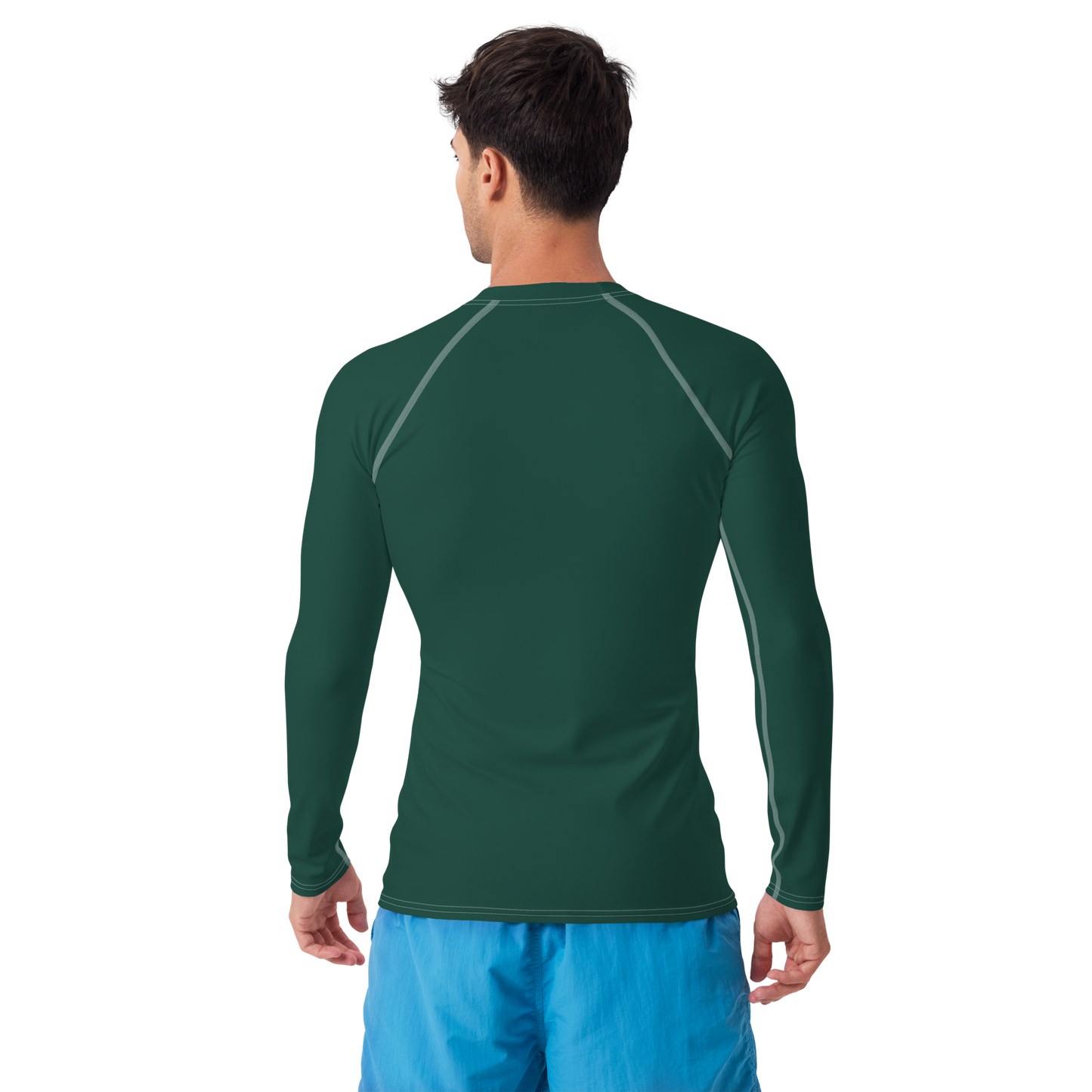 Detroit 'Old English D' Rash Guard | Men's - Laconic Green