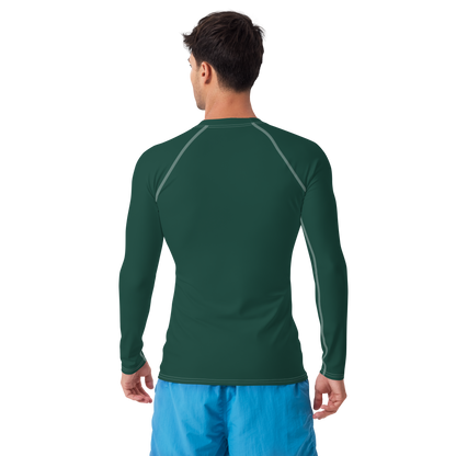 Detroit 'Old English D' Rash Guard | Men's - Laconic Green