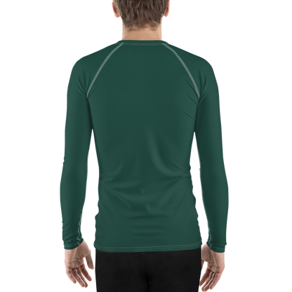 Detroit 'Old English D' Rash Guard | Men's - Laconic Green