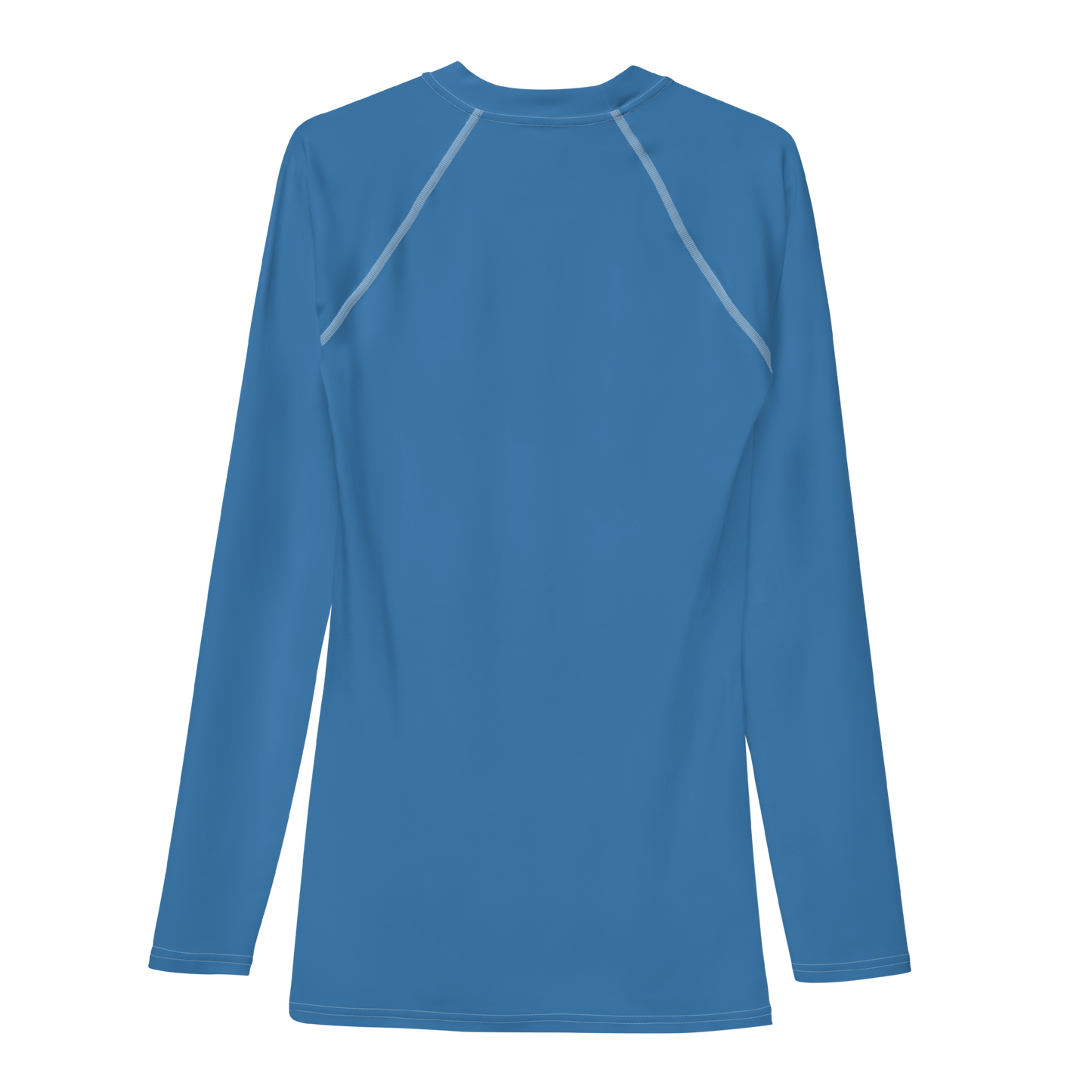 Detroit 'Old English D' Rash Guard | Men's - Lake Superior Blue