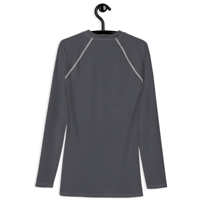 Detroit 'Old English D' Rash Guard | Men's - Iron Ore Grey