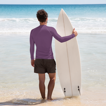 Detroit 'Old English D' Rash Guard | Men's - Plum