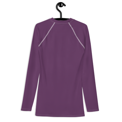 Detroit 'Old English D' Rash Guard | Men's - Plum