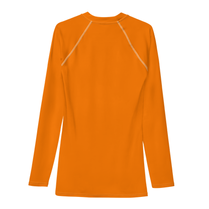 Detroit 'Old English D' Rash Guard | Men's - Safety Orange