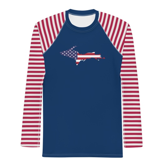 Michigan Upper Peninsula Rash Guard | Men's - Patriot Edition