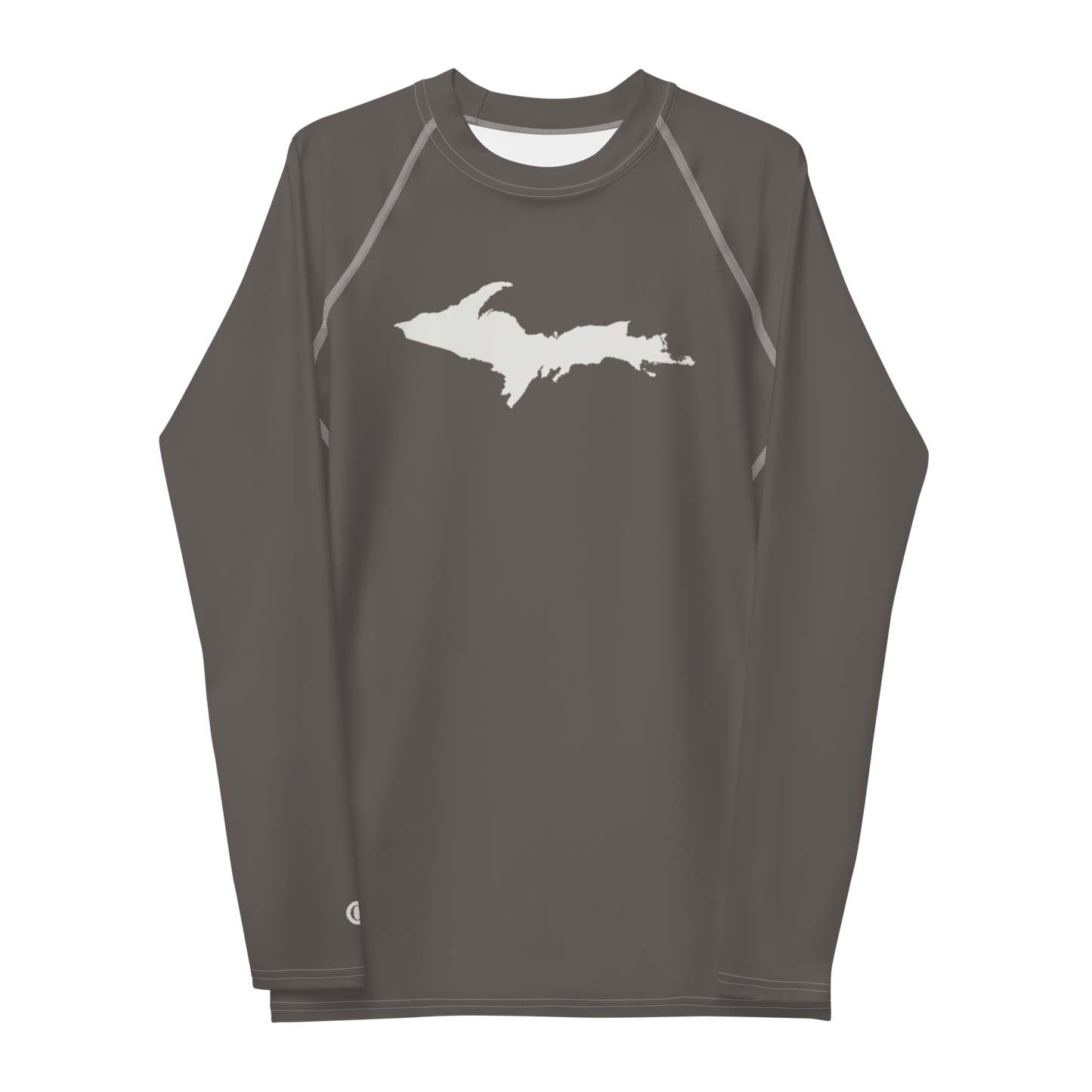 Michigan Upper Peninsula Rash Guard (w/ UP Outline) | Men's - Warren Tank Grey