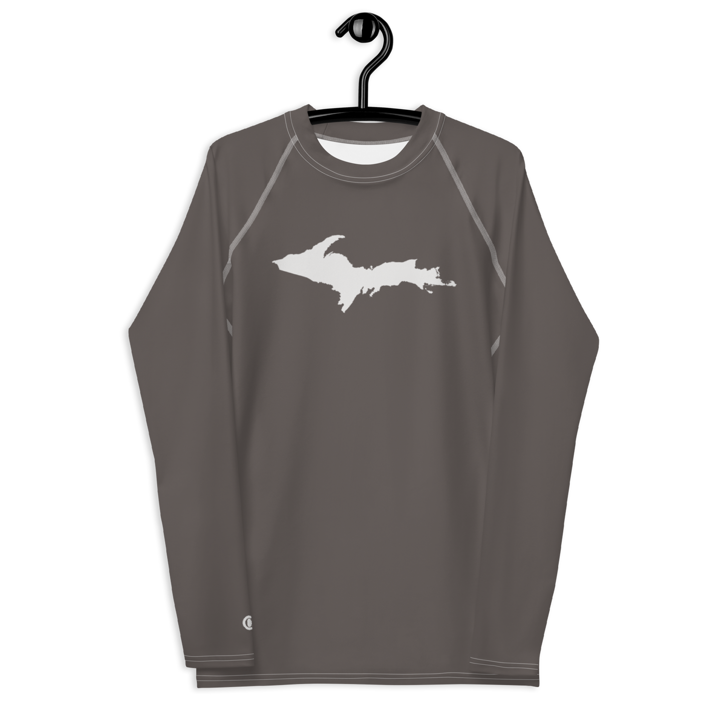 Michigan Upper Peninsula Rash Guard (w/ UP Outline) | Men's - Warren Tank Grey