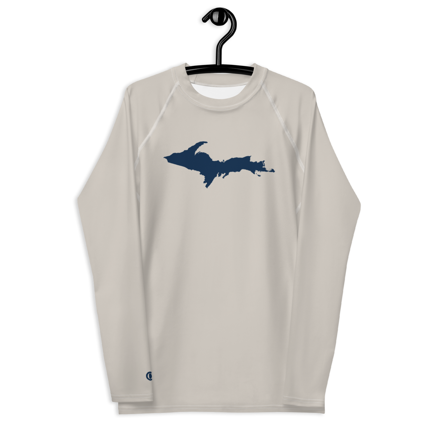 Michigan Upper Peninsula Rash Guard (w/ UP Outline) | Men's - Canvas Color