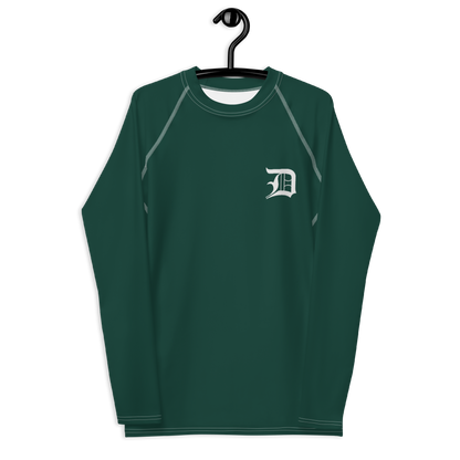 Detroit 'Old English D' Rash Guard | Men's - Laconic Green