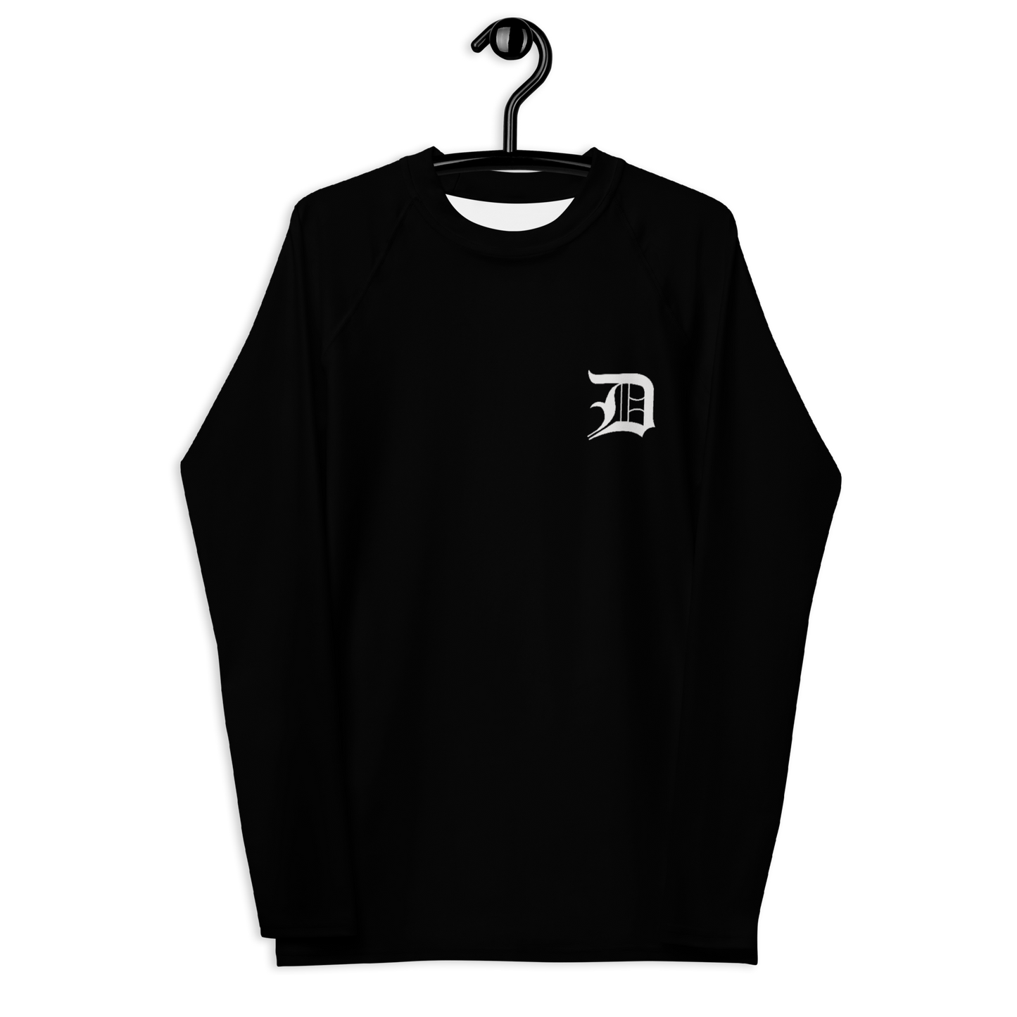 Detroit 'Old English D' Rash Guard | Men's - Black