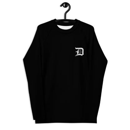 Detroit 'Old English D' Rash Guard | Men's - Black