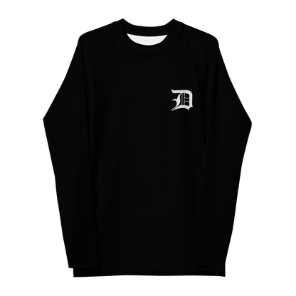 Detroit 'Old English D' Rash Guard | Men's - Black