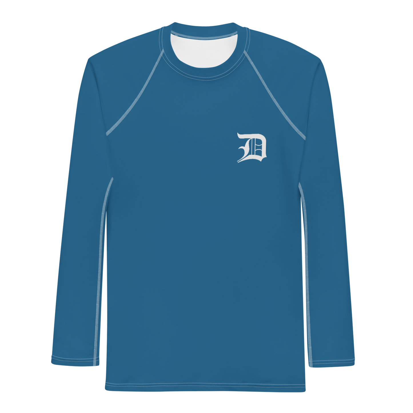 Detroit 'Old English D' Rash Guard | Men's - Blueberry