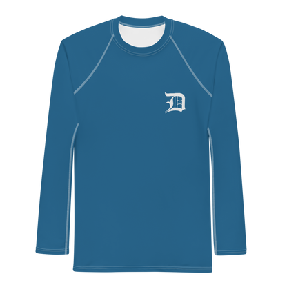 Detroit 'Old English D' Rash Guard | Men's - Blueberry