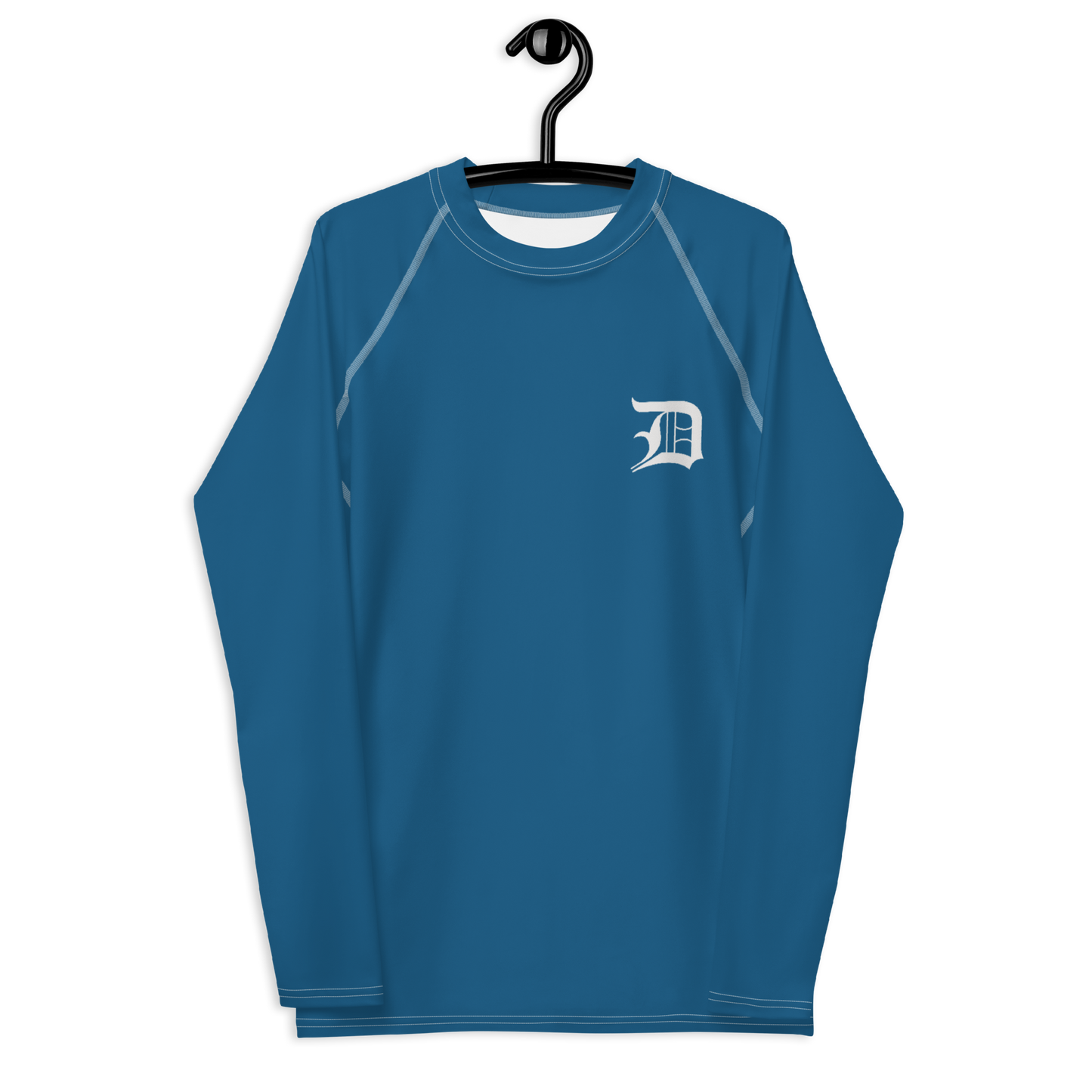 Detroit 'Old English D' Rash Guard | Men's - Blueberry