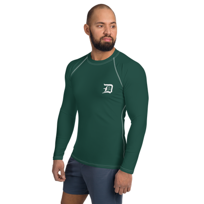 Detroit 'Old English D' Rash Guard | Men's - Laconic Green