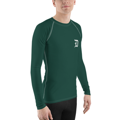 Detroit 'Old English D' Rash Guard | Men's - Laconic Green