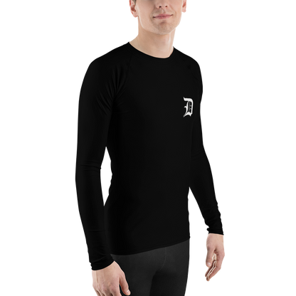 Detroit 'Old English D' Rash Guard | Men's - Black