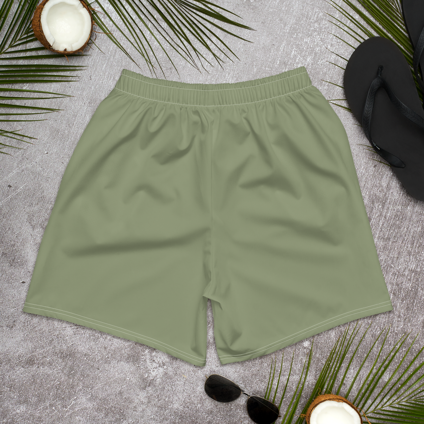 Michigan Upper Peninsula Athletic Shorts (w/ UP USA Outline) | Men's - Beachgrass Green