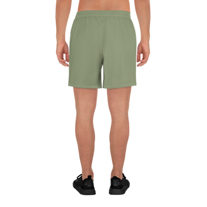 Michigan Upper Peninsula Athletic Shorts (w/ UP USA Outline) | Men's - Beachgrass Green