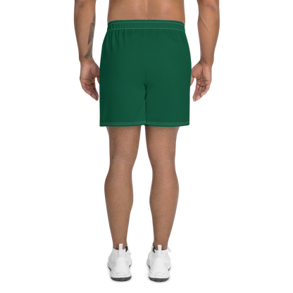 Michigan Upper Peninsula Athletic Shorts (w/ UP USA Flag) | Men's - Superior Green