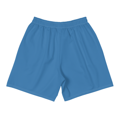 Michigan Upper Peninsula Athletic Shorts (w/ UP USA Flag) | Men's - Lake Superior Blue