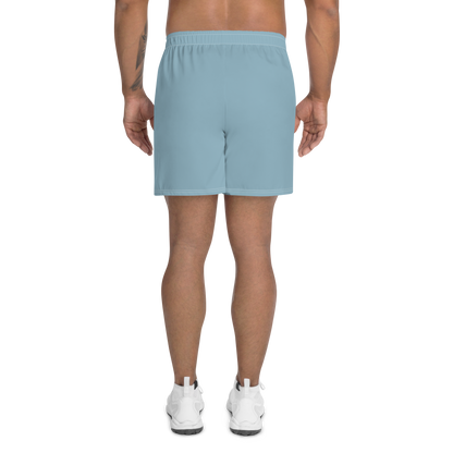 Michigan Upper Peninsula Athletic Shorts (w/ UP USA Flag) | Men's - Opal Blue