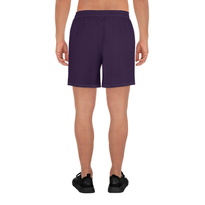 Michigan Upper Peninsula Athletic Shorts (w/ UP USA Flag) | Men's - Blackcurrant