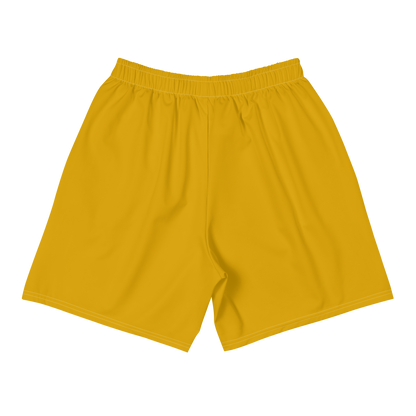 Michigan Upper Peninsula Athletic Shorts (w/ UP USA Flag) | Men's - Gold Bullion